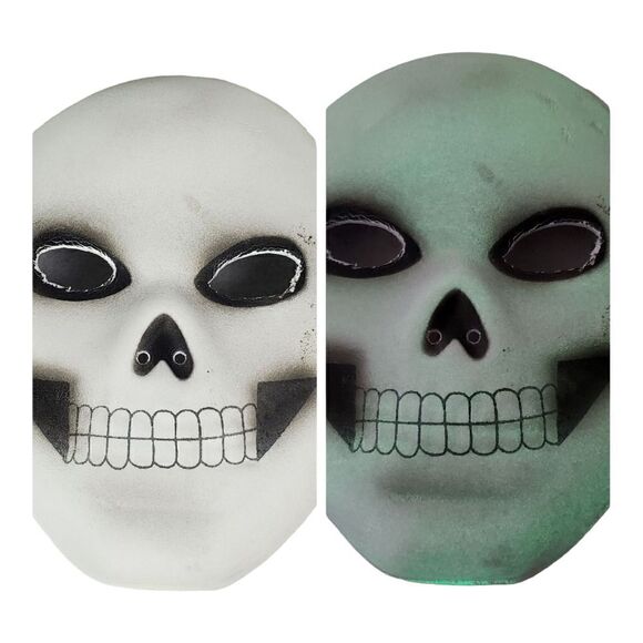 Grim Reaper Costume Size Medium Youth Glow In the Dark Scary Spooky Dress Up - Picture 4 of 9